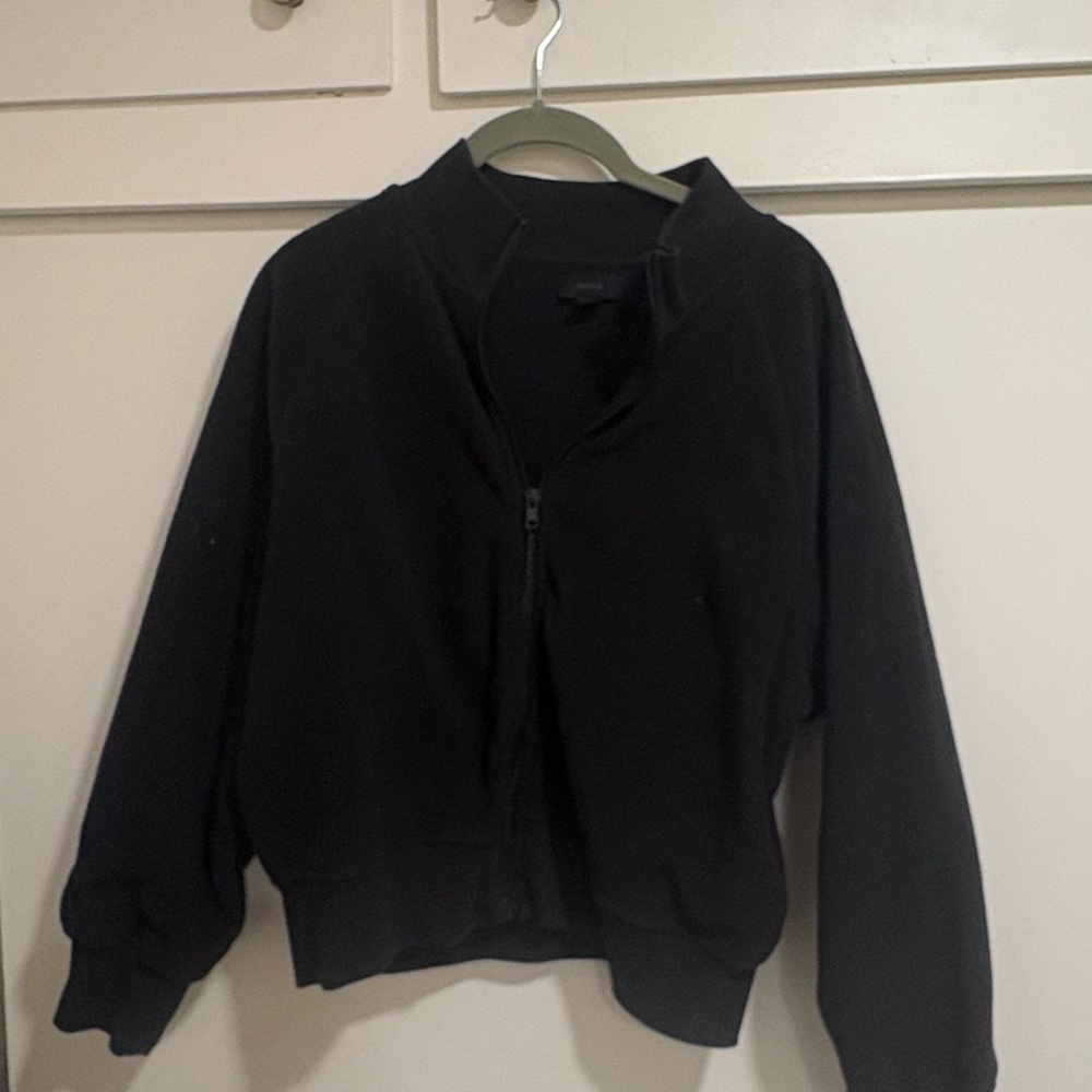 SKIMS Black Zip-Up Jacket - Never Worn!